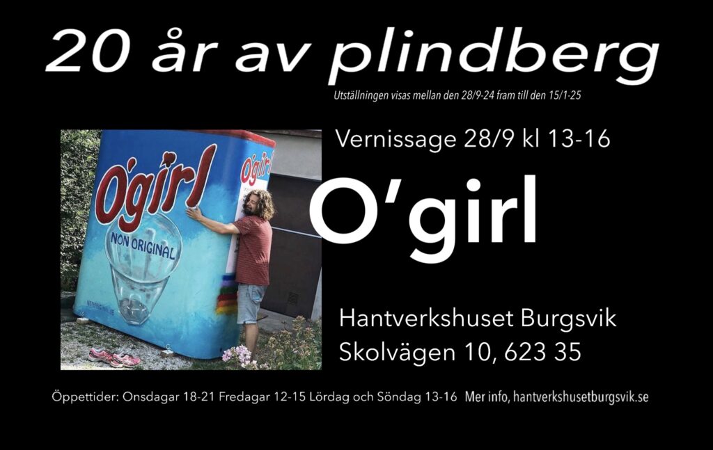 Vernissage Peter Lindberg 28/9 kl 13-16