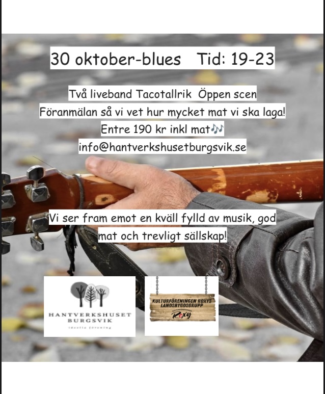 OKTOBER-BLUES 30/10 kl 19